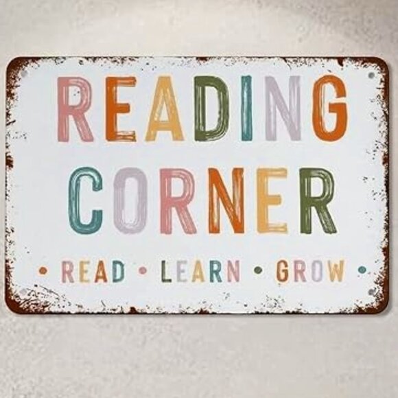 Reading Corner Sign Wall Decor  - Kids Home - Picture 1 of 4